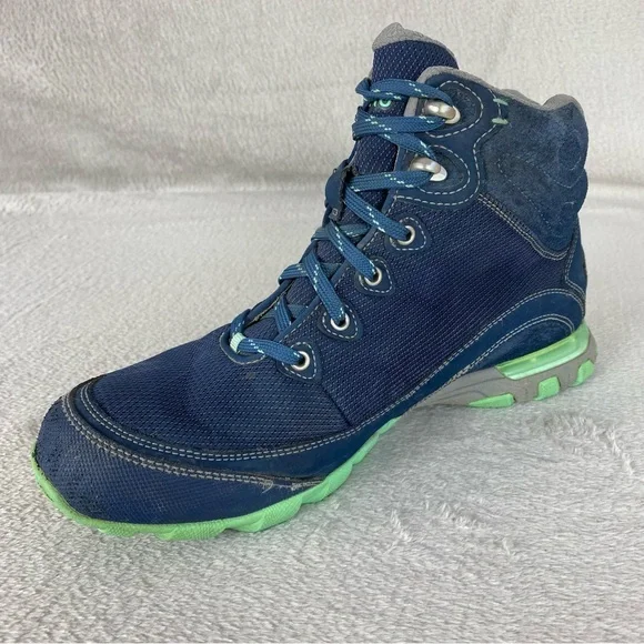 Ahnu X Teva Sugarpine II Women's Mid Hiking Boot 9 Blue Waterproof Air Vibram - Picture 6 of 10